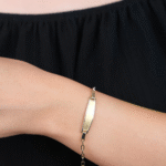 14 Ayar Zincirli Çocuk Künyesi 45