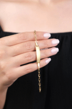 14 Ayar Zincirli Çocuk Künyesi 45 - Görsel 2