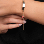 14 Ayar Altın Uğur Böcekli Çocuk Künyesi 21