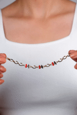 14 Ayar Altın Kirazlı Çocuk Bileklik 42 - Görsel 2