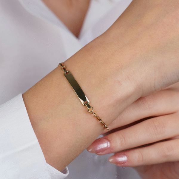 14 Ayar Altın Çocuk Künyesi 182