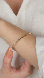 14 Ayar Altın Dorikalı Kelepçe - Görsel 3