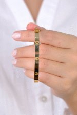 14 Ayar Altın Düz Kelepçe 62