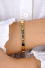 14 Ayar Altın Düz Kelepçe 62 - Görsel 3