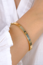 14 Ayar Altın Düz Kelepçe 62 - Görsel 2