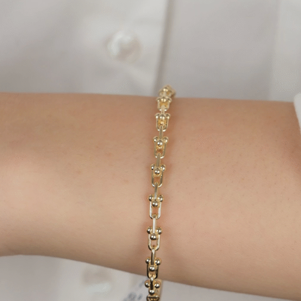 14 Ayar Altın Ataç Kelepçe