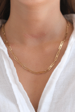 14 Ayar Altın Zincir Kolye 424 - Görsel 3