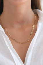 14 Ayar Altın Zincir Kolye 424 - Görsel 2