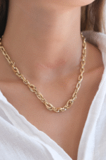 14 Ayar Altın Zincir Kolye 326 - Görsel 2