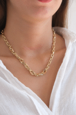 14 Ayar Altın Zincir Kolye 326 - Görsel 3