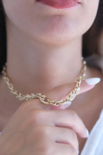 14 Ayar Altın Zincir Kolye 326 - Görsel 4