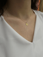 14 Ayar Altın Küçük Kalpli Kolye 650