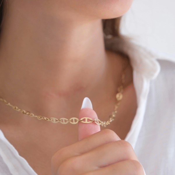 14 Ayar Altın Zincir Kolye 423