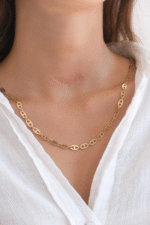 14 Ayar Altın Zincir Kolye 423 - Görsel 3