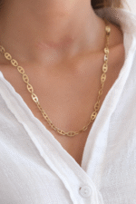 14 Ayar Altın Zincir Kolye 423 - Görsel 2