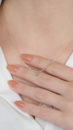 14 Ayar Altın Dorika Toplu Kolye - Görsel 3