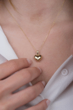 14 Ayar Altın Kalp Kolye 351