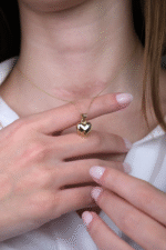 14 Ayar Altın Kalp Kolye 351 - Görsel 3