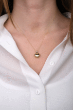 14 Ayar Altın Kalp Kolye 351 - Görsel 2