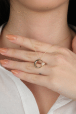 14 Ayar Altın Ay Yıldızlı Kolye 809 - Görsel 3