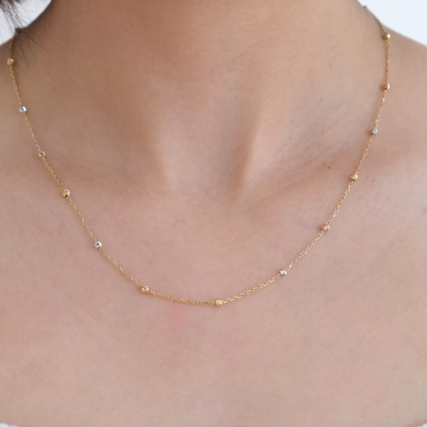 14 Ayar Altın Dorika Toplu Kolye 192