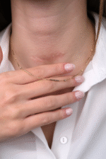 14 Ayar Altın Silindir Sıralı Kolye 329 - Görsel 3