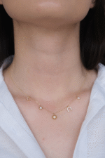 14 Ayar Altın Şans Kolyesi 454 - Görsel 2