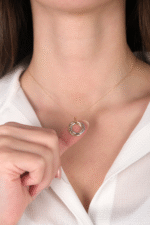 14 Ayar Altın Çember Kolye 246 - Görsel 3