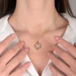 14 Ayar Altın Çember Kolye 246