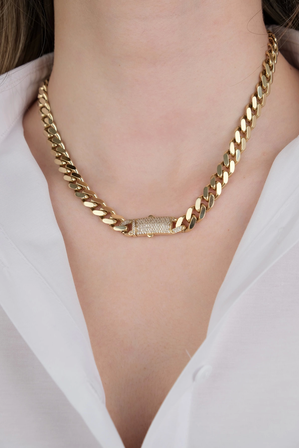 14-k-altin-kolye-3263-gram-75340361-sw1200sh1800.png 14 Ayar Altın Taşlı Kilit Gurmet Zincir Kolye 578 - Görsel 1