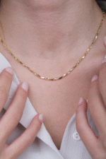 14 Ayar Altın Zincir Kolye 317