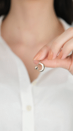 14 Ayar Altın Ay Yıldızlı Kolye Ucu 490 - Görsel 5