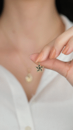 14 Ayar Altın Yıldızlı Kolye Ucu 479 - Görsel 4