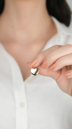 14 Ayar Altın Kalpli Kolye Ucu 470 - Görsel 4