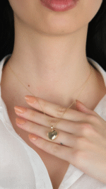 14 Ayar Altın Kalpli Kolye Ucu 495 - Görsel 3