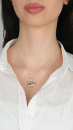 14 Ayar Altın Filli Kolye Ucu 467 - Görsel 2