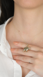 14 Ayar Altın Filli Kolye Ucu 467 - Görsel 4