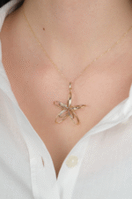 14 Ayar Altın Tasarım Kolye Ucu 512 - Görsel 2