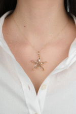 14 Ayar Altın Tasarım Kolye Ucu 512 - Görsel 3