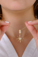 14 Ayar Altın Kalpli Güneş Charm 381