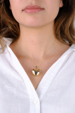 14 Ayar Altın Balon Kalpli Kolye Ucu 355 - Görsel 5