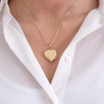 14 Ayar Altın Kalp Kolye Ucu 78