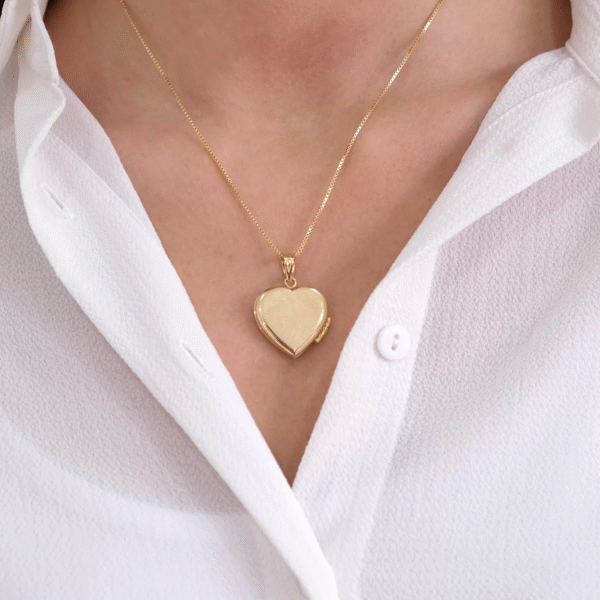 14 Ayar Altın Kalp Kolye Ucu 78