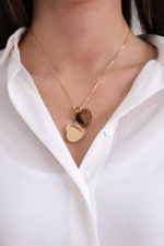 14 Ayar Altın Kalp Kolye Ucu 78 - Görsel 2