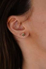 14 Ayar Altın Küp Küpe 677 - Görsel 2