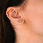 14 Ayar Altın Yıldız Küpe 680