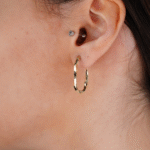 14 Ayar Altın Burgu Küpe 653