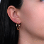 14 Ayar Altın Dörtgen Küpe 149