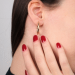 14 Ayar Altın Burgu Halka Küpe 351