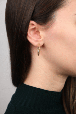 14 Ayar Altın Burgu Desen Halka Küpe 339